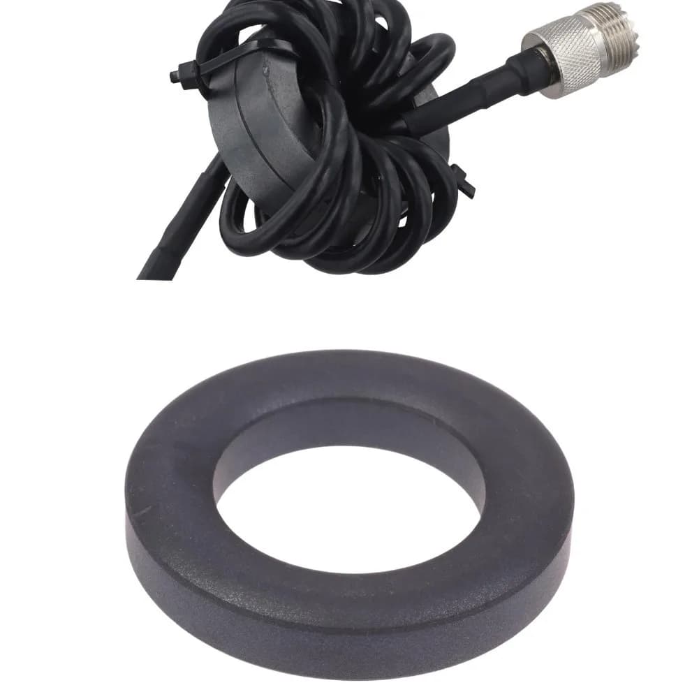 1 Pcs Balun Ring FT240-43 Toroid For Antenna Installation RF Magnetic Ring Magnetic Ring High-frequency Characteristics
