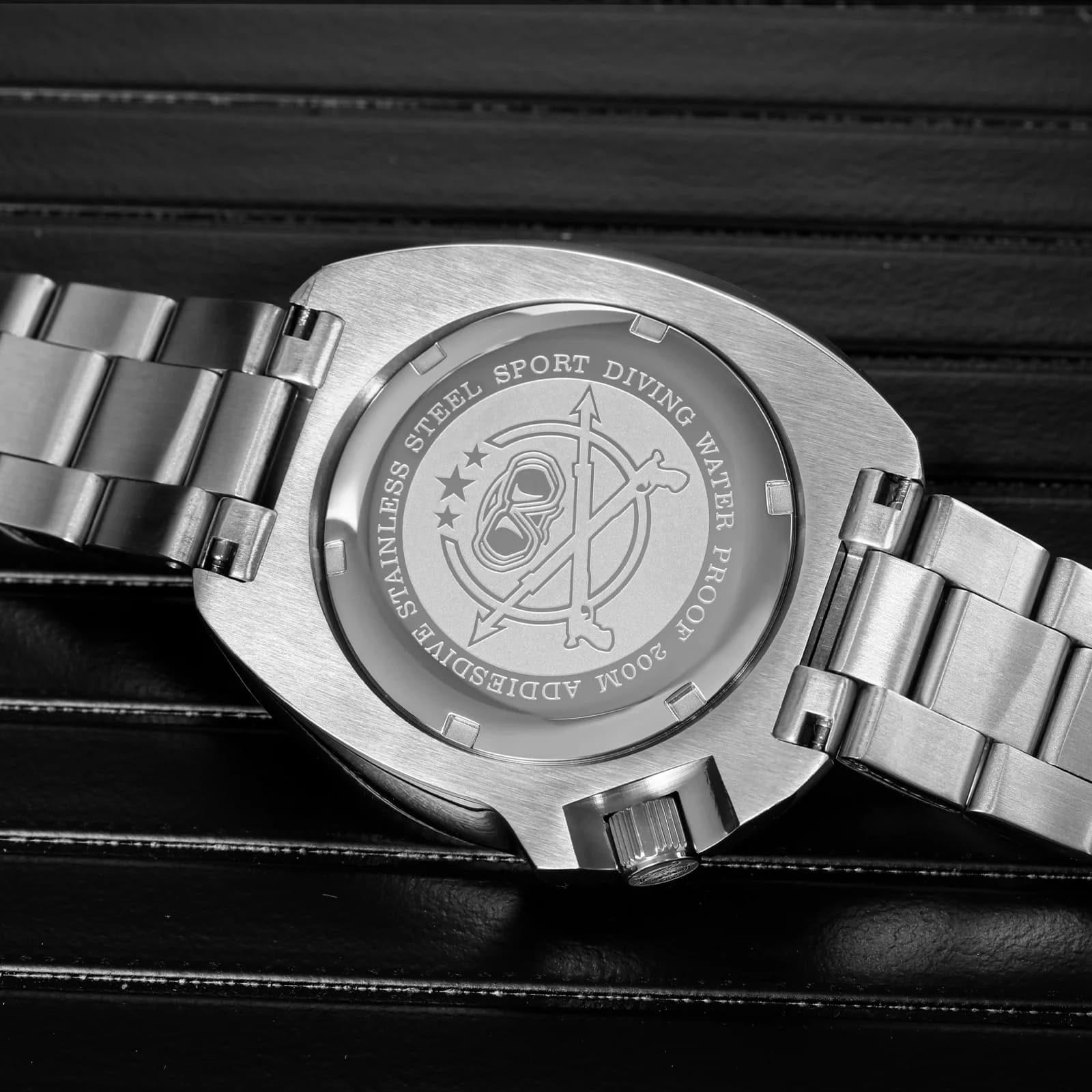 ADDIESDIVE 2025 NUOVO Orologio al Quarzo con Vetro Zaffiro, Acciaio Inossidabile, Impermeabile 200M, per Uomo, Lunetta in Ceramica, Lussuoso Orologio Maschile