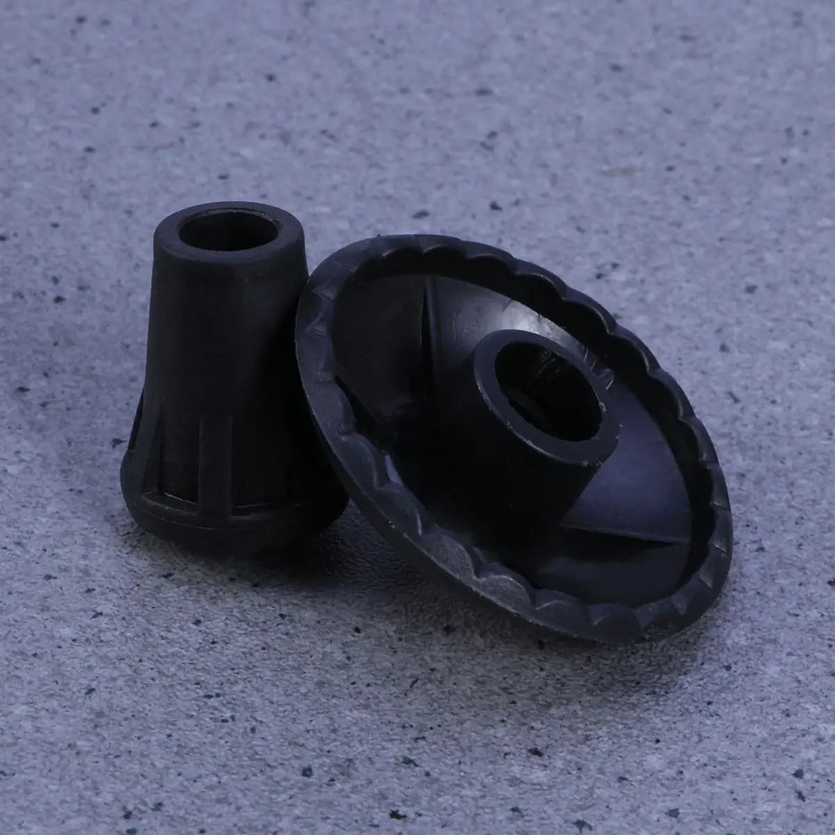 4 Paia di Puntali per Bastoni da Passeggio, Coperture Antiscivolo in Gomma Resistente, Ricambi per Bastoni da Trekking ed Escursionismo
