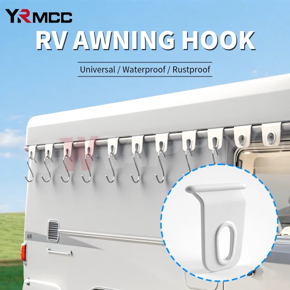 5/10 pezzi ganci per tende da campeggio per camper ganci di fissaggio per tende portatili resistenti con ventose per accessori per camper da viaggio roulotte