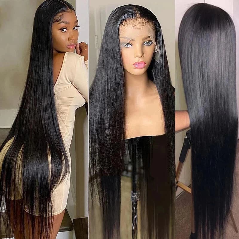 Parrucca anteriore in pizzo brasiliano per capelli umani 13x4 HD 40 pollici 13x6 frontale in pizzo 4x4 5x5 parrucche Clourse senza colla pre pizzicate