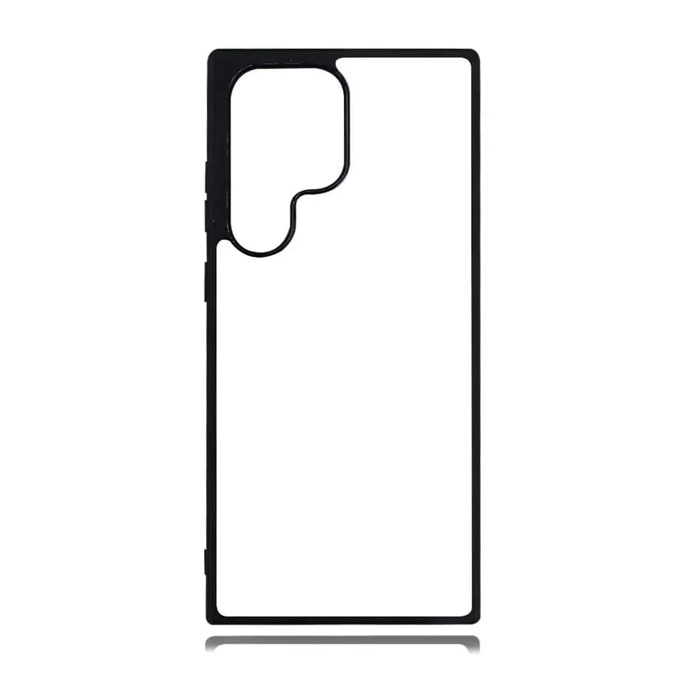 MANNIYA per Samsung Galaxy S24 S24 Plus S24 Ultra S24 FE Sublimazione Custodia in gomma vuota con inserti in alluminio 10 pz/lotto
