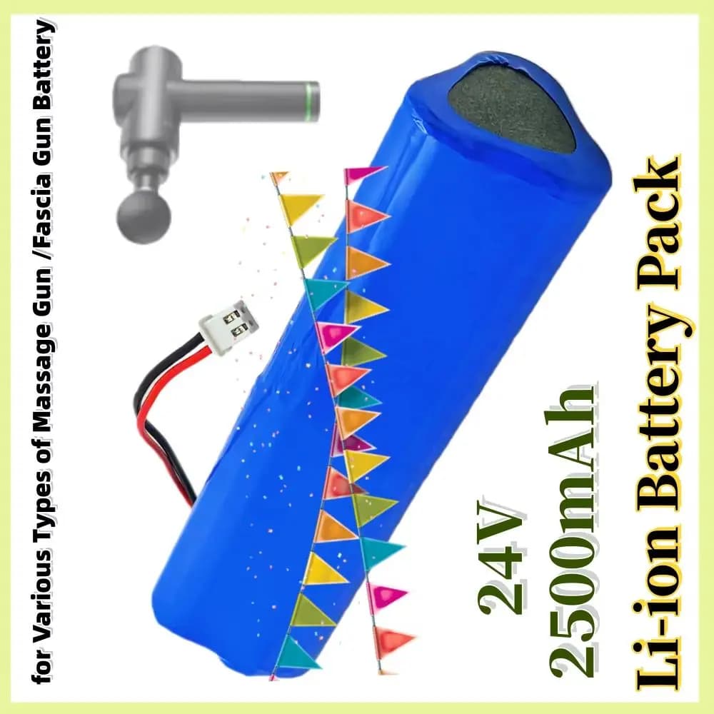 Lithium Ion Rechargeable Battery 24V 2500mAh for Phoenix A1 Massage Gun, Fascia Gun