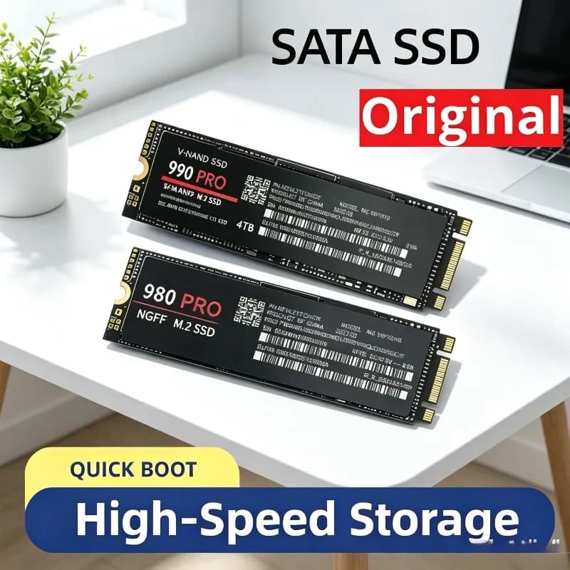 【Brand+】SSD 980Pro 990Pro Internal Solid State Drive M.2 NGFF PCIe 4.0 for Laptop Desktop PC High Speed Up to 7400MB/s