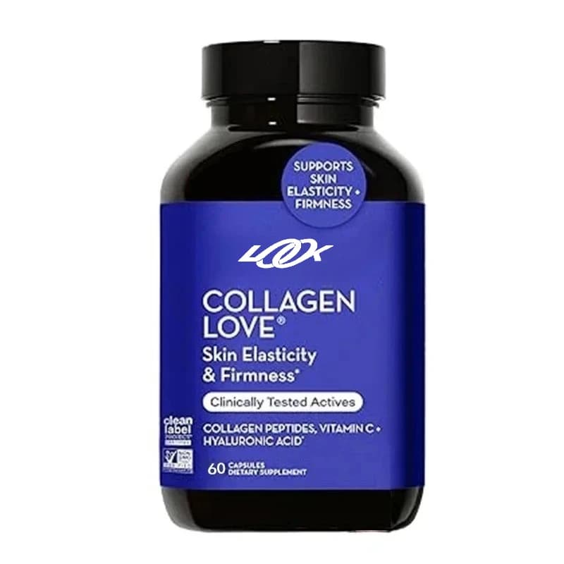 Collagen supplement: contains hyaluronic acid and vitamin C to support hard skin and help minimize obvious signs of aging