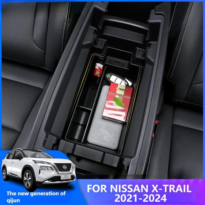 For Nissan X-Trail 2021 2022 2023 2024 Car Center Console Bracciolo Box Store Items Various To Roads Riordino Tray Accessories Interior