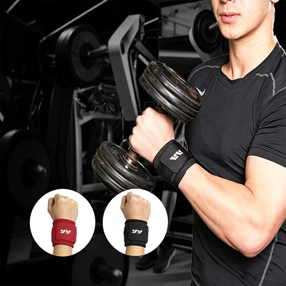 Supporto Elastico per Polso Sportivo, Fascia Regolabile per Protezione Polso per Basket, Pallavolo, Badminton, Allenamento Fitness