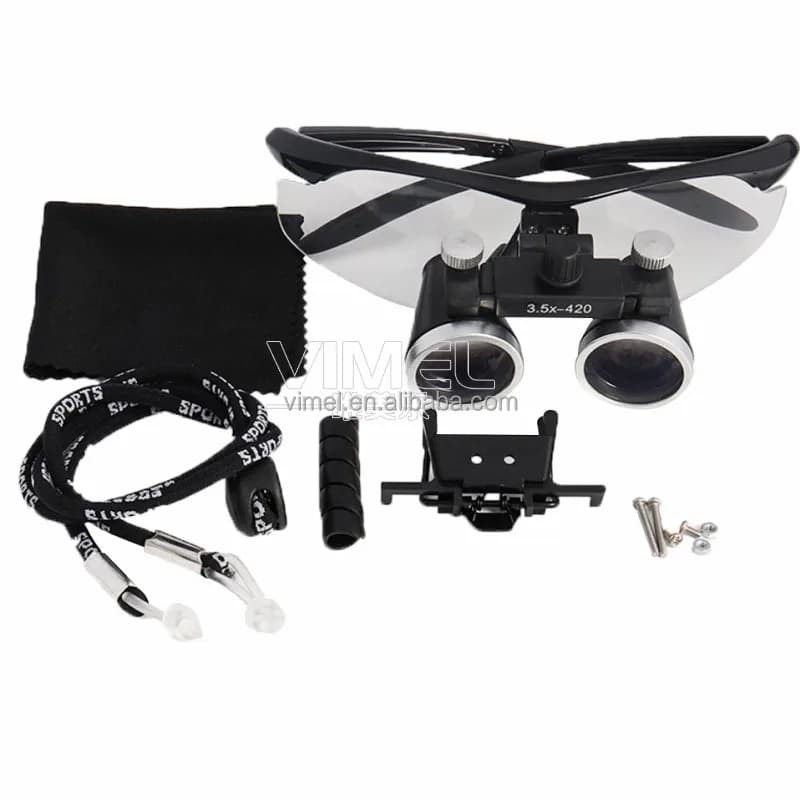 2.5X/3.5X 420 mm Surgical Dental Loupes For Sale With 5W Led Headlight Cheap