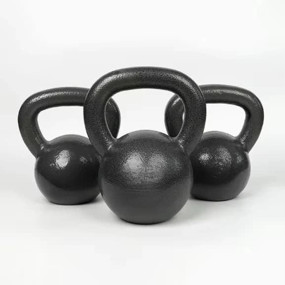 Home Fitness Cast Iron Kettlebell, Waterproof Portable Equipment for All Body Strength Training, Unisex