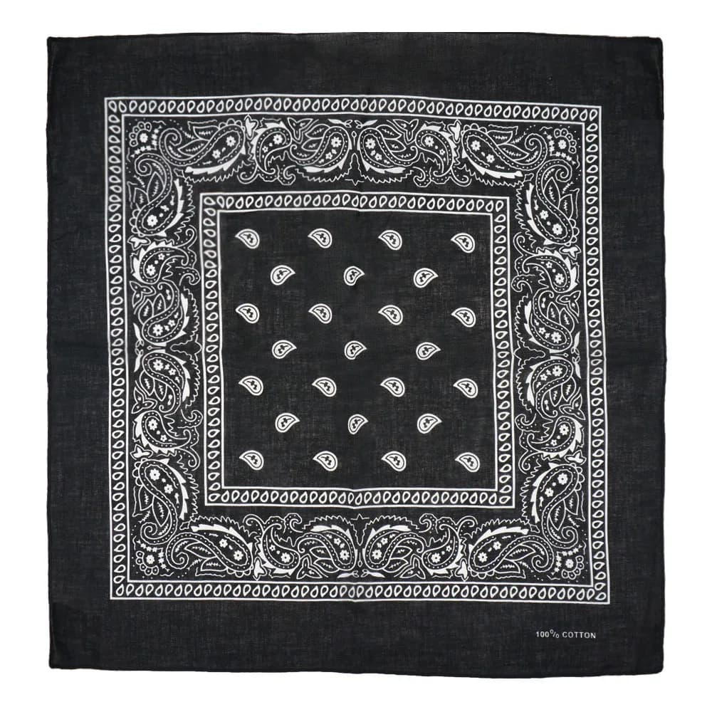 100% cotton Paisley Bandana Bohemian HipHop Unisex Face Mask Multi-purpose Hair Band for Outdoors Cappuccio Bike Tie