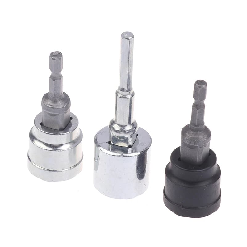 Adattatore universale per martinetto a forbice, presa per stabilizzatore RV, adattatore per trapano, strumento per smontaggio rapido e senza sforzo dell'auto