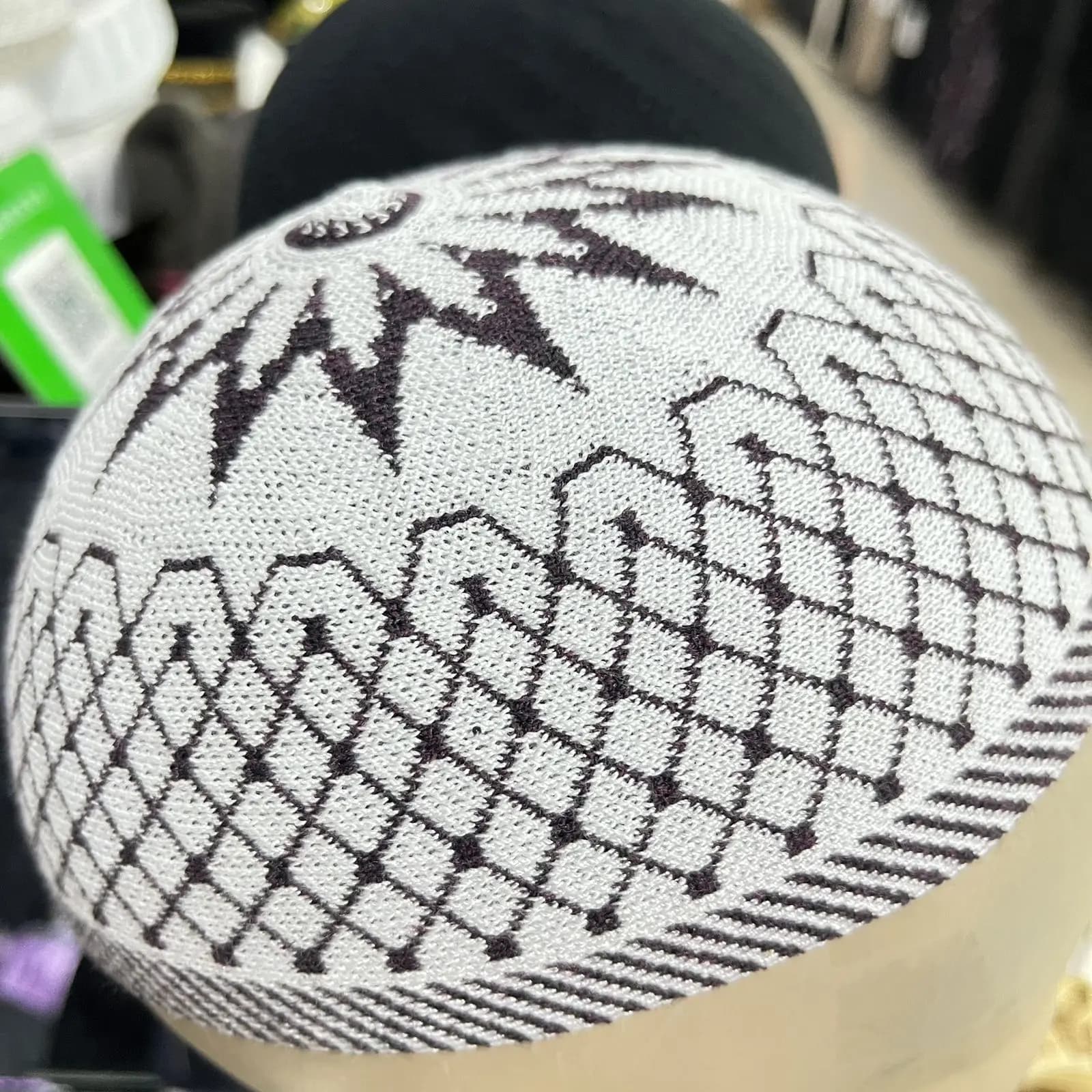 Muslim Hats for Men, Copricapo Worked at Uncinetto, Kufi Turco, Kippah Islamica, Jewish Turbante, Cotton White at Network 0769