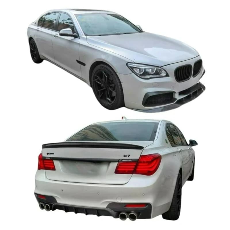 Hot Sell ForBMW Series 7 F01 F02 Upgraded PD Style Front Bumper Lip Rear Diffuser Side Skirt Body Kit