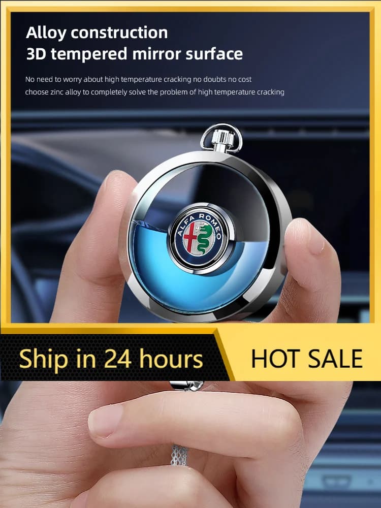 2026 Hot Car Stickers Car Perfume Pendant Auto Interior Air Freshener Diffuser For Alfa Romeo Giulietta Mito 159 Giulia Stelvio
