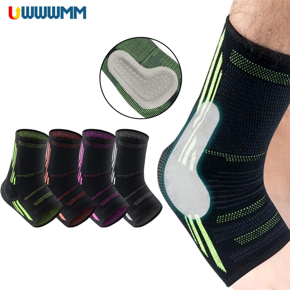 1 pz sport caviglia compressione supporto donna uomo gonfiore cavigliera tendinite sollievo dal dolore supporto caviglia stabilizzatore distorsione