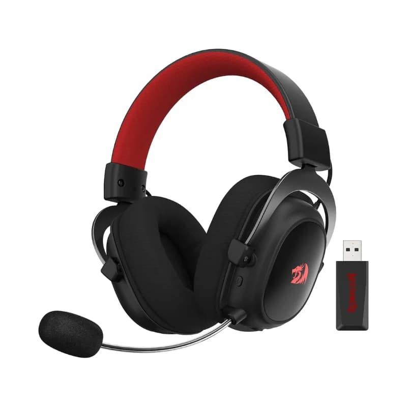 Redragon H510 PRO Zeus-X RGB Cuffie da gioco wireless Suono surround 7.1 Driver audio da 53 mm Cuffie multi-piattaforma