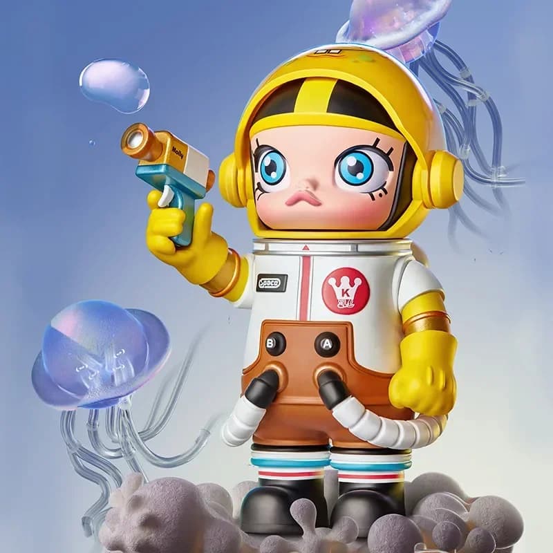POP MART MEGA COLLEZIONE 100% SPACE MOLLY SERIESBlind Box Toys Kawaii Anime Action Figure Surprise Guess Bag Scatola misteriosa