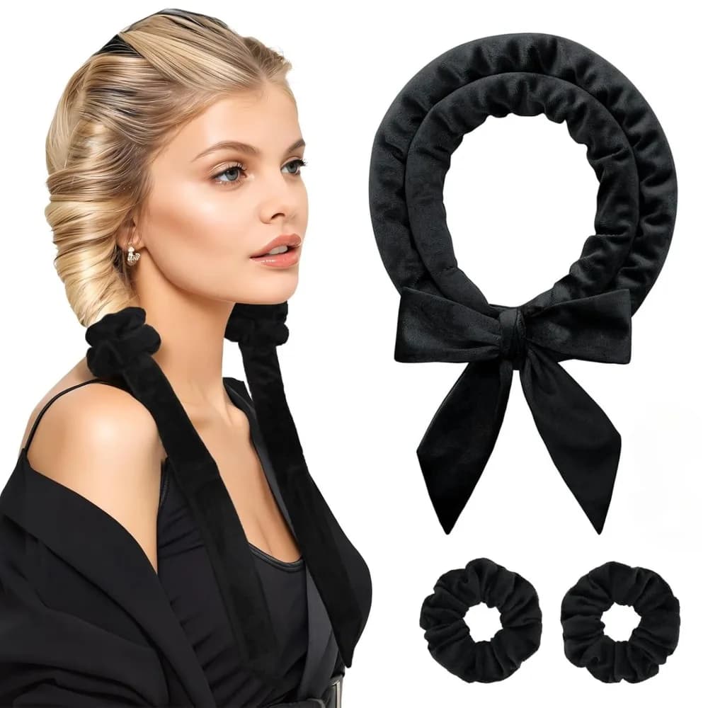 Cushions without heat Bigodini for night hair to sleep in the night Women's curls Bigodino for hair without heat for long hair