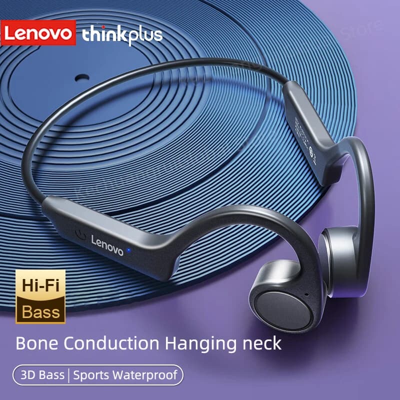 Lenovo X3 Pro Auricolari a conduzione ossea Bluetooth 5.3 Hifi Auricolare wireless con gancio per l'orecchio con microfono Auricolari impermeabili X4 X7 cuffie