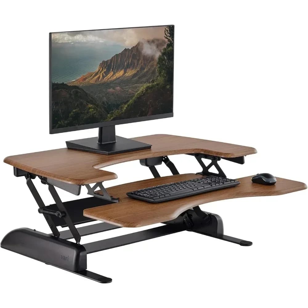 Offerta imperdibile: Desk Pro Plus 36 - Convertitore per scrivania regolabile in altezza con 11 impostazioni - Supporto per laptop sit-stand per casa e ufficio