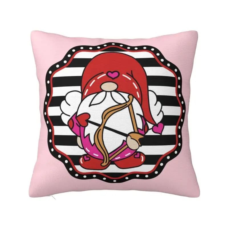 Custom Valentine's Day Square Pillow Case Home Decor 3D Two Side Print Cushion Cover for Sofa