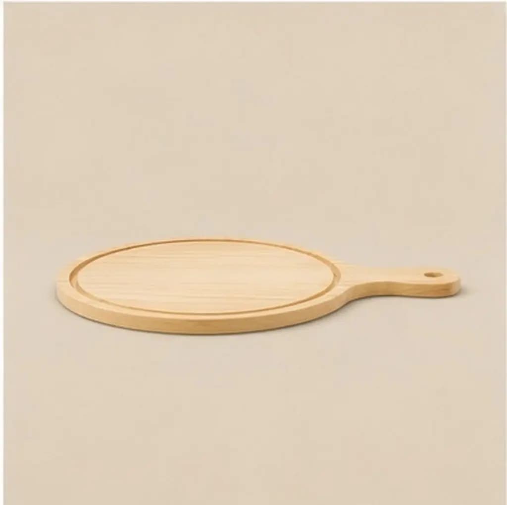 10 Inch Natural Wooden Pizza Peel Paddle for Oven Baking Transfer Non Stick Pizza Bread Sliding Tool Artisan Baker Home
