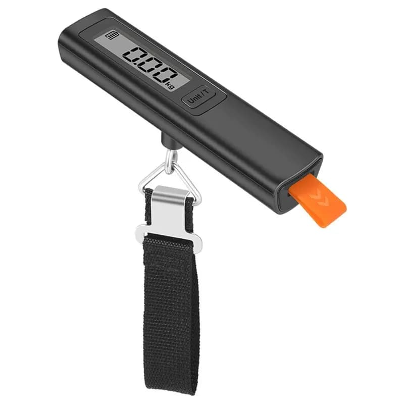 Bilancia Elettronica Portatile Autogenerante AWAH 50KG, Bilancia a Molla per Uso Domestico, Bagagli e Pesca