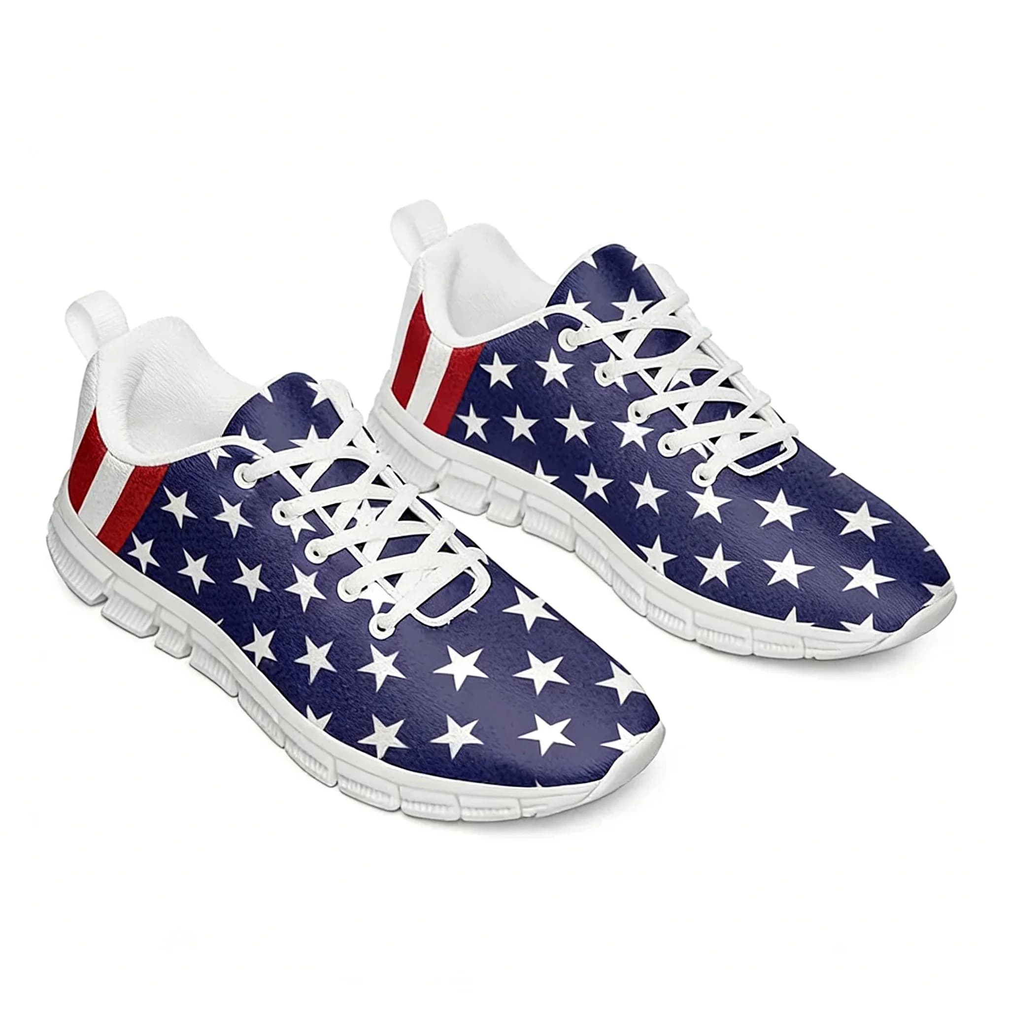 USA United States Flag Dropshipping Print On Demand Custom Shoes Sneaker Custom Print POD Shoes Sneaker