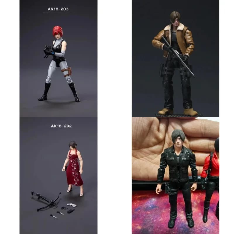 Disponibile: Action Figure in Scala 1/18 di Resident Evil, Soldato Maschio/Femmina, Agente di Polizia RPD Lyon, Set Completo 3,75 Pollici, Collezione