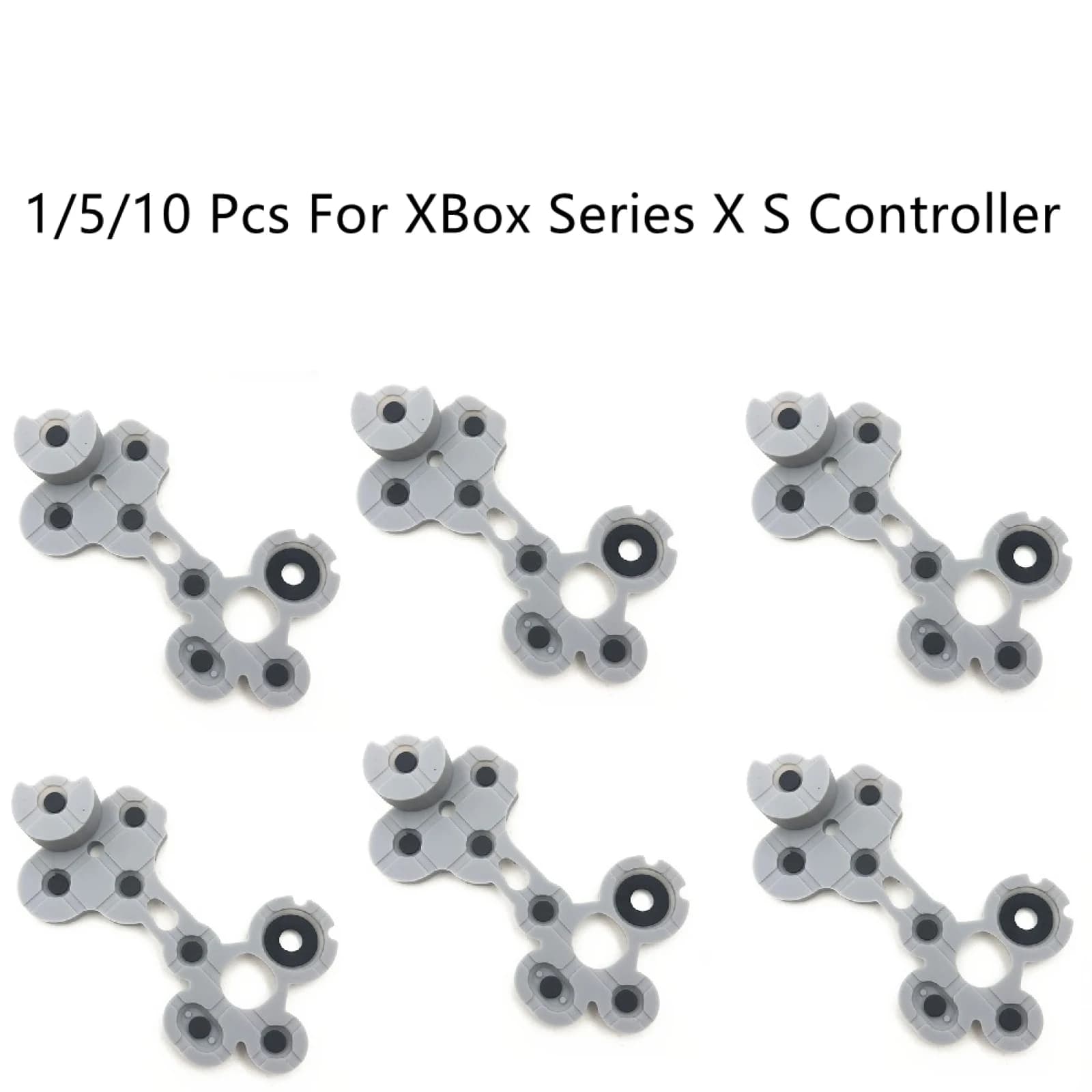 1/5/10 pezzi Pulsanti conduttivi in gomma Contatto Pad per XBox Serie XS Controller Game Pad Accessori di riparazione