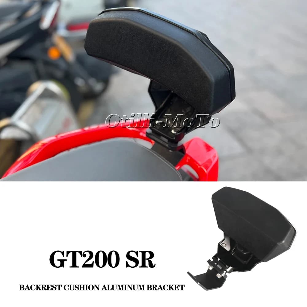 Per Aprilia SR GT200 SR GT125 Moto Modificato Sedile Passeggero Posteriore Schienale Cuscino Schienale Pad Staffa In Alluminio