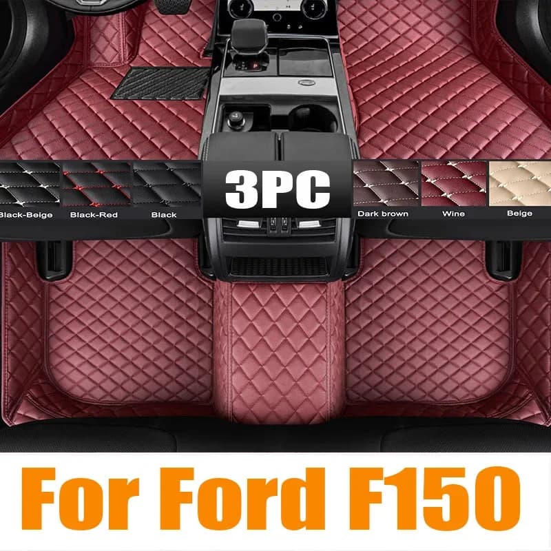 Tappetini in gomma per auto per Ford F150 2014-2020 2019 2017 2016 2018 2015 Limited Raptor Platinum Tronco Zerbino Catpet Accessori 0601