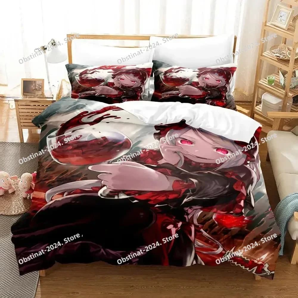 Ironmouse Set biancheria da letto Singolo Twin Full Queen King Size Set letto per bambini adulti Set copripiumino per camera da letto Stampa 3D Anime Kawaii Girls