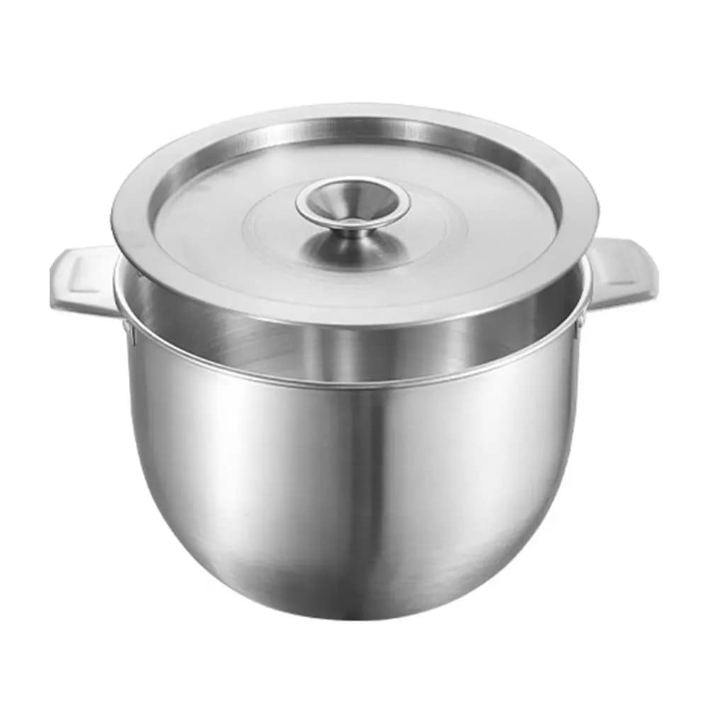 Stainless Steel Oil Dispenser Container Set Wide Rim Large Capacity for Cooking Salad and Egg Mixing
