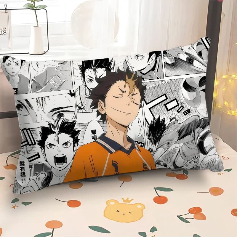 Haikyu in stile anime di seconda dimensione!! Cuscino Cuscino rettangolare Cuscino antimacchia Cuscino da comodino per camera da letto