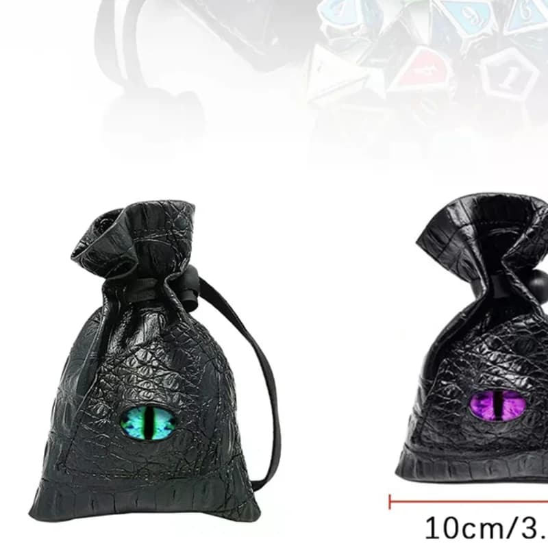 Robusta custodia con coulisse in pelle PU, progettata per dadi, carte dei tarocchi, carte oracolo, gioielli e conservazione di monete, ottimo regalo e H0881