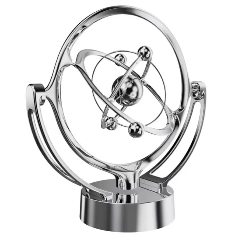 Colorful Galaxy Universe Celestial Swinger Magnetic Rotating Earth Perpetual Motion Device Electric Chaos Pendulum Science Decor