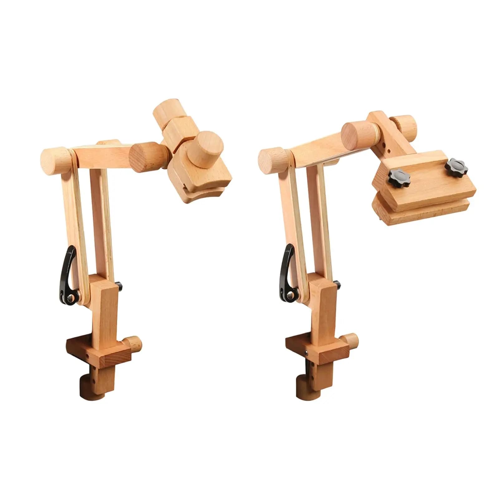Supporto Girevole Portatile per Telaio da Ricamo in Legno per Progetti di Cucito e Accessori Artigianali