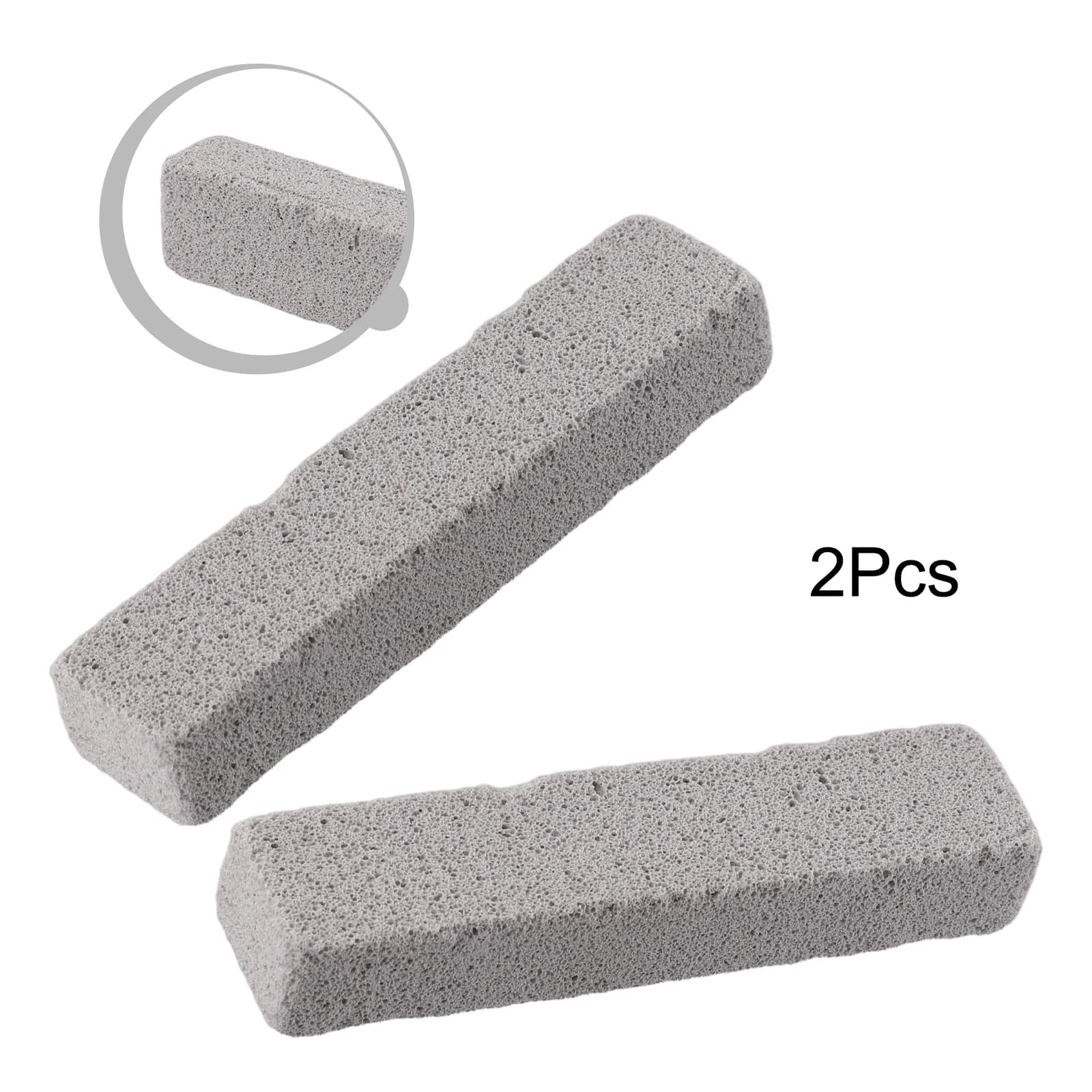 2pcs Toilets Brush Bathroom Cleaning Brush Cleaning Stone Toilet Cleaner Stone Natural Pumice Stone Bathroom Gadgets