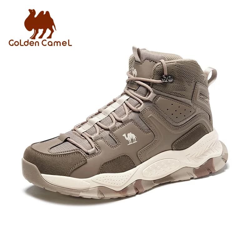 GOLDEN CAMEL Scarpe da trekking impermeabili per esterni Stivali alti Scarpe da trekking per allenamento sportivo per uomo 2023 Antiscivolo resistenti all'usura