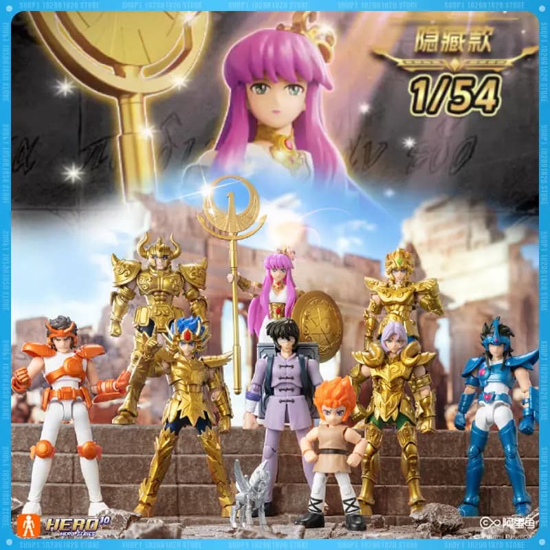 Hot New Blokees Saint Seiya Galaxy Versione Vol.3 Athena Saori Kido Galaxy Versione Anime Action Figure Modello Giocattolo Regalo Di Compleanno