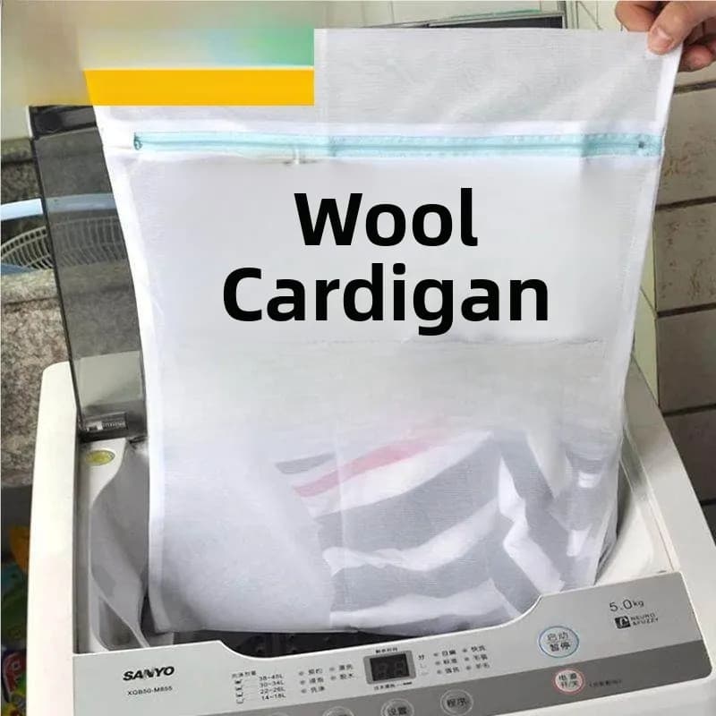 Special Bag for Washing Malls in wool, Anti-Deformation Filtration Net for Washing Machine, Knit Care Accessories