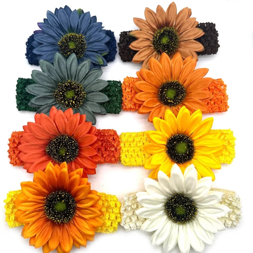 30/50pcs Pet Dog Bow Tie Collar Fall Pet Dog Bowtie Elastic Neck Ties Sunflowers Cat Necklaces Pet Grooming Accessories for Dogs