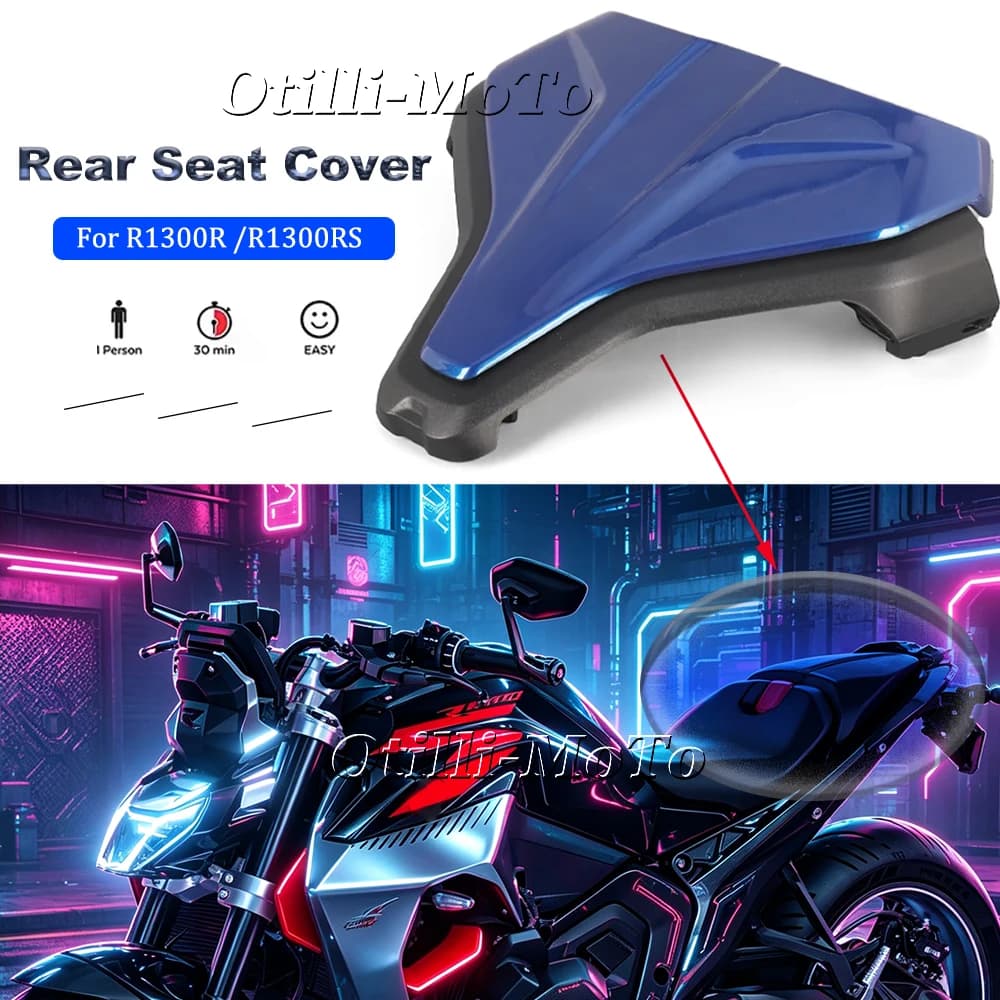 Nuovi Accessori Moto per BMW R1300R R1300R S R1300 RS 2025 2026 - Copertura Sella Passeggero Posteriore e Carenatura Coda