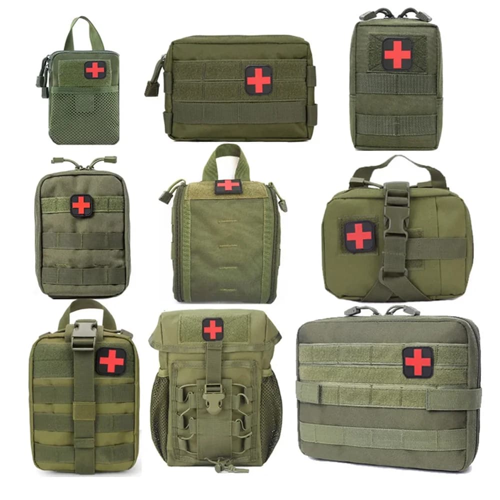 Ophidian IFAK EDC Bag Marsupio Gilet da caccia Pacchetto di strumenti di emergenza Kit di pronto soccorso medico all'aperto Custodia di sopravvivenza da campeggio