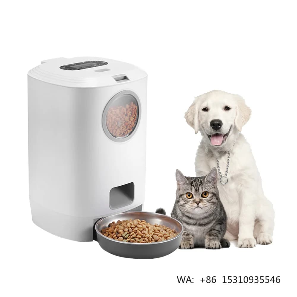 2026 Hot Selling Pet Dog Cat Feeder Automatic Food Dispenser Food Bowl for Cats and Dogs