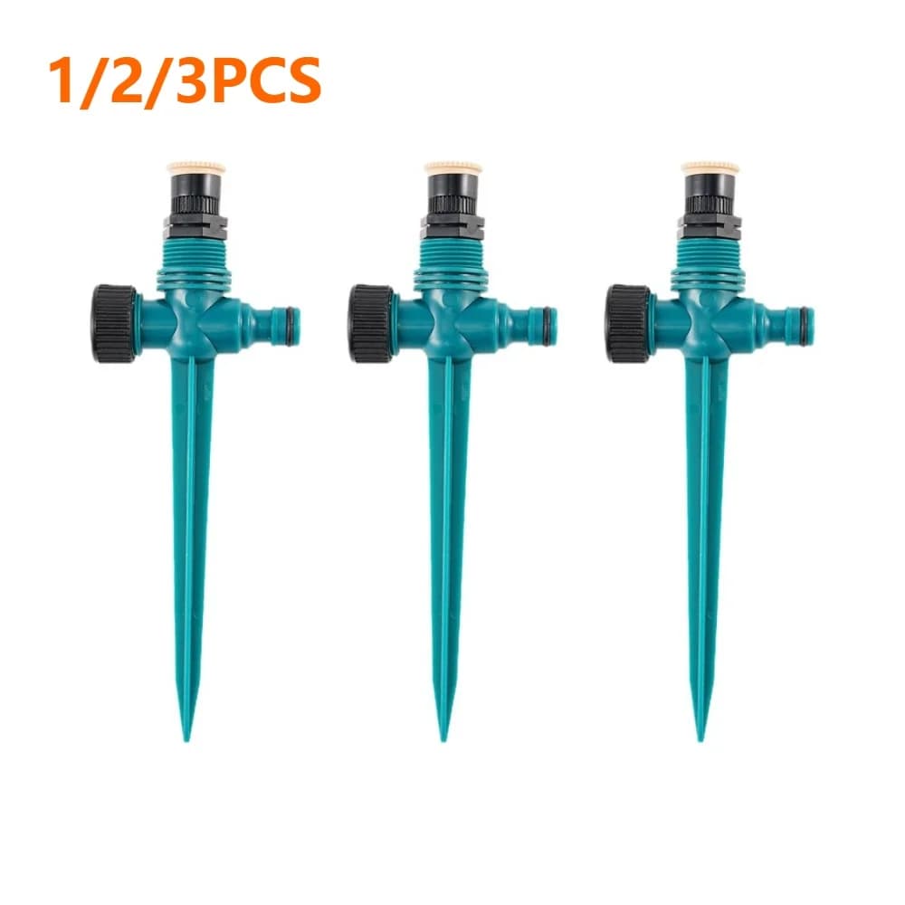 Garden Sprinkler 360° Rotation Irrigation Watering System Agriculture Ground Automatic Tube Adjustable Plug Buried Atomization