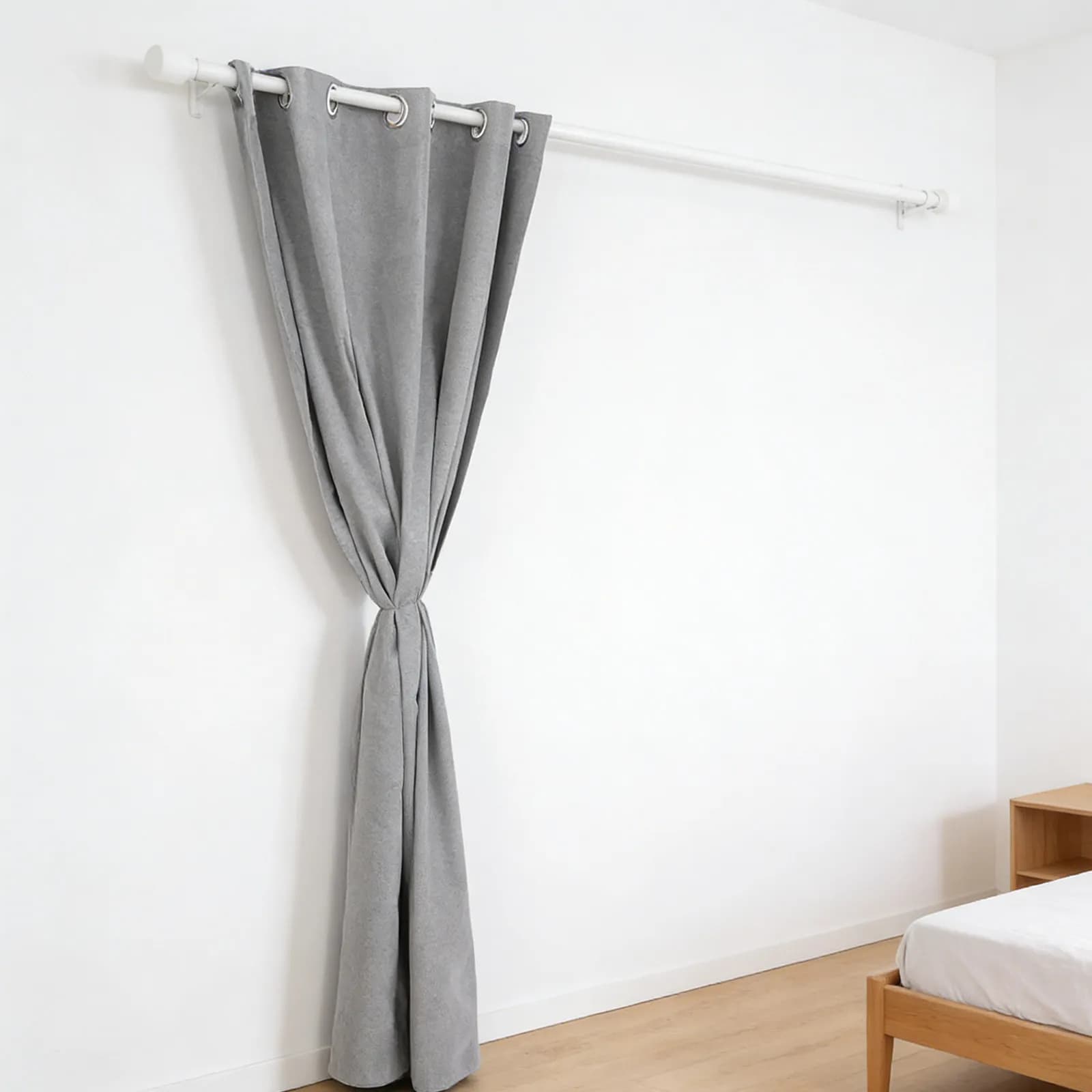 2 Pezzi Tende Oscuranti Grigio Chiaro, Isolanti Termici, Tende a Occhielli per Soggiorno e Camera da Letto