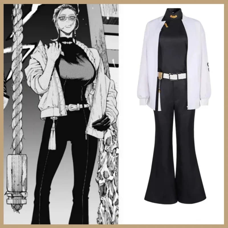 Manga Gokurakugai Tao Saotome Costume Cosplay White Baseball Uniforms Bootcut Wig Woman Sexy Halloween Christmask;3,c'5.b;8'