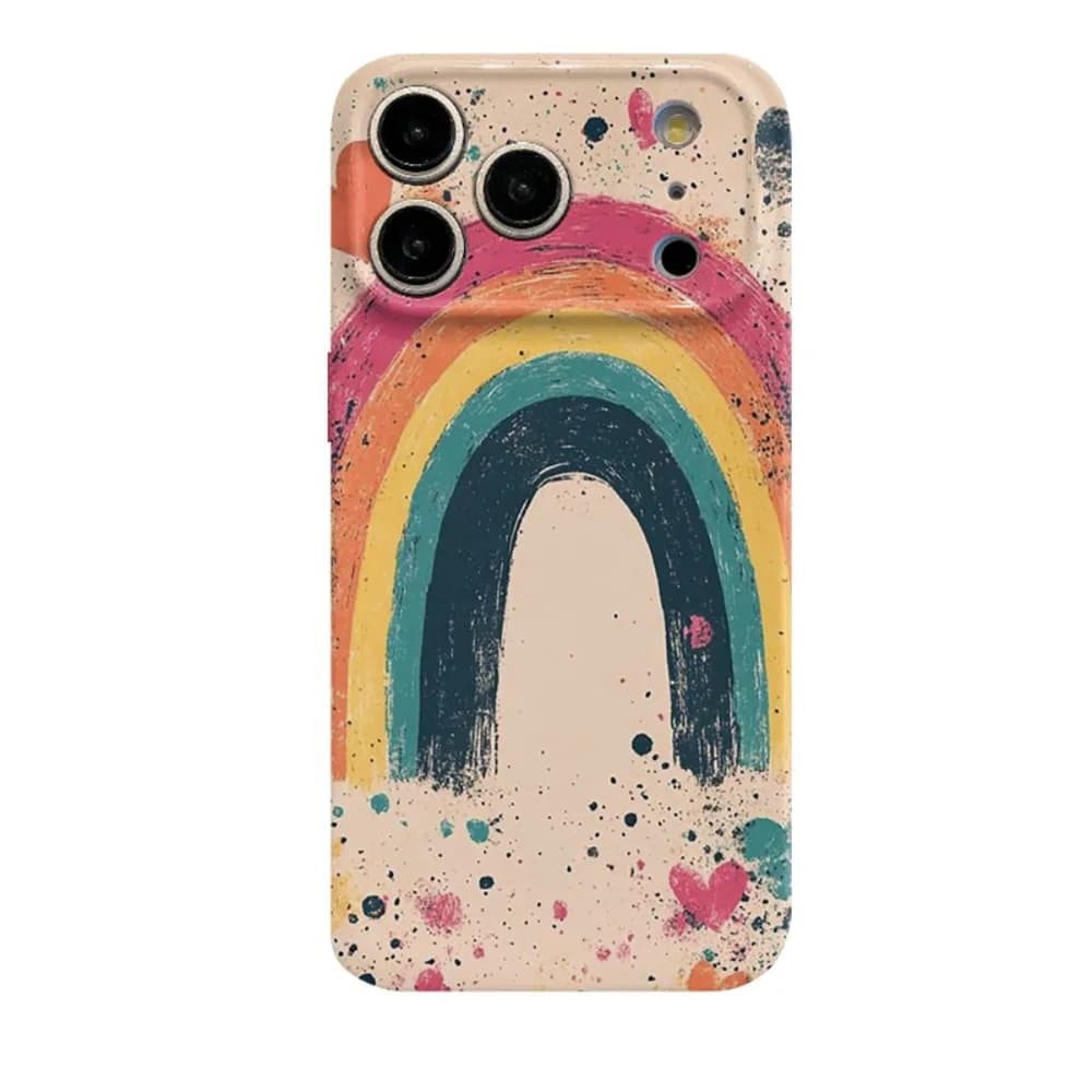 Custodia per telefono dal design estetico, adatta per iPhone 17 16 15 14 13 12 11 Pro/Max/Plus, anti-caduta e anti-urto, cover posteriore.